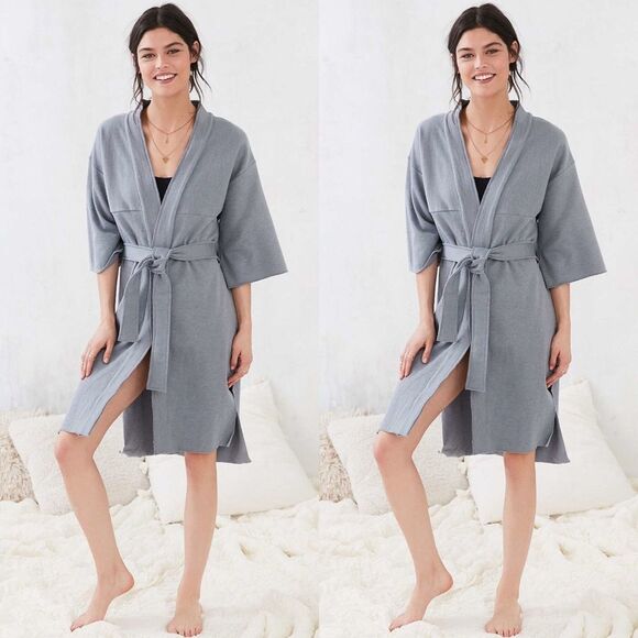 Urban Outfitters x Out From Under Ribbed Robe - Picture 1 of 3